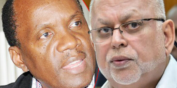 Business men Patrick Bitature and Sudir Ruparelia