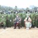 President Museveni, Education Minister Janet Kataha Museveni in a group photo with teachers