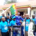 Owebeyi James (Blue Suit) celebrates successful nomination