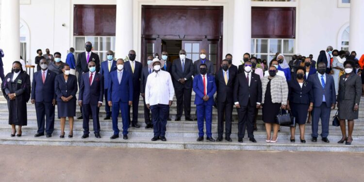 Swearing of New Judges - Museveni swears in 16 New High court Judges at State House Entebbe
