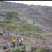 Newly built staircases by the government at Kagulu Hill.PHOTO BY ANDREW ALIBAKU.