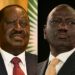 Raila Odinga and William Ruto