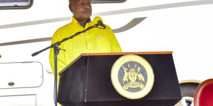 President Yoweri Museveni, the National Chairman of NRM