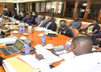 COSASE in a last meeting with the management team at Uganda Airlines. The committee is now going to focus on writing her report
