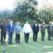 President Yoweri Museveni in a group photo with the Indian delegation