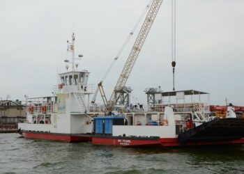 Ferry on Lake Victoria