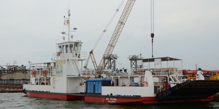 Ferry on Lake Victoria