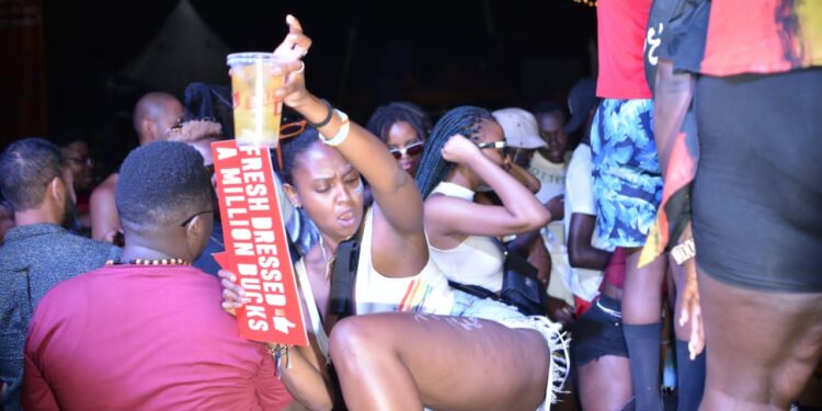 Revelers enjoying themselves during Nyege Nyege festival