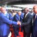 President Ruto greeting President Museveni