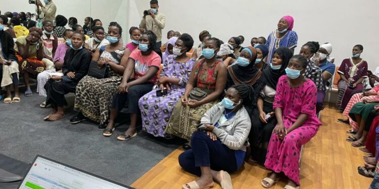 Ugandan maids in Saudi Arabia, courtesy photo