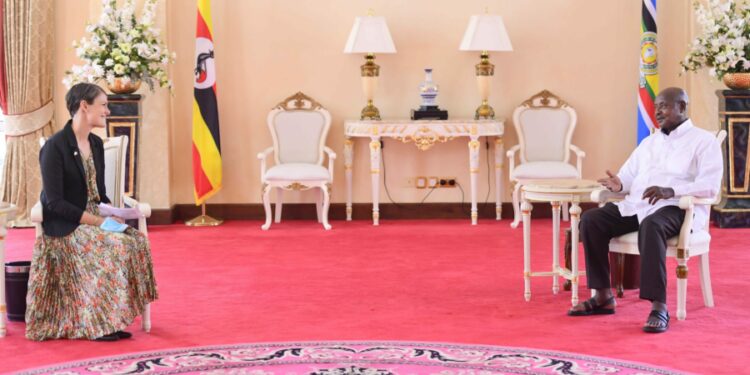 Danish Ambassador to Uganda H.E Signe Winding Albjerg presents her credentials to Museveni - SHE - 24th Oct 2022