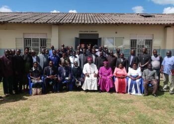 Archbishop Kaziimba Mugalu during his official pastoral visit of Masindi Kitara Diocese