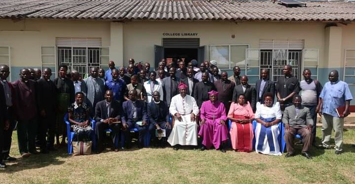 Archbishop Kaziimba Mugalu during his official pastoral visit of Masindi Kitara Diocese
