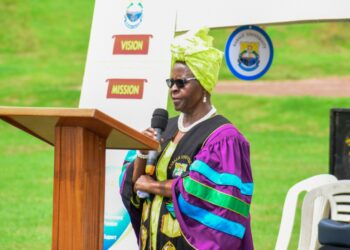 Prof. Joy Constance Kwesiga, the Vice Chancellor of Kabale University