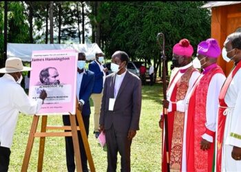 President Yoweri Museveni launches book about Bishop James Hannington during Bishop Hannington Memorial Day Celebrations