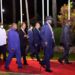 President Yoweri Museveni with visiting Heads of State and foreign delegations at Speke Resort Munyonyo