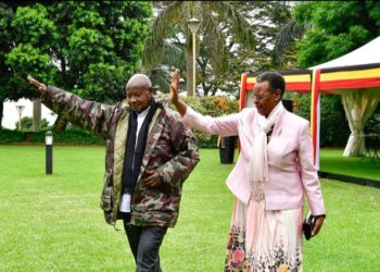 President Museveni with First Lady Janet Museveni at the National Prayer Breakfast