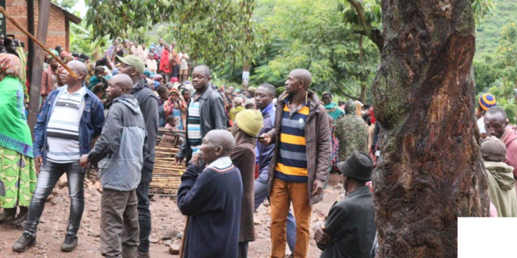 Kasika trading centre brought down by Heavy Rains