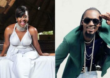 Lilian Mbabazi and the late Mowzey Radio