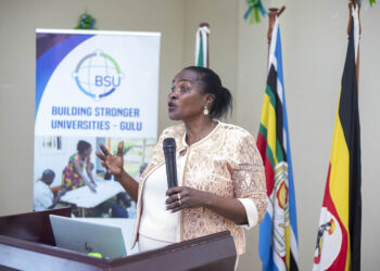 BSU Coordinator Dr Agatha Alidri addresses the conference