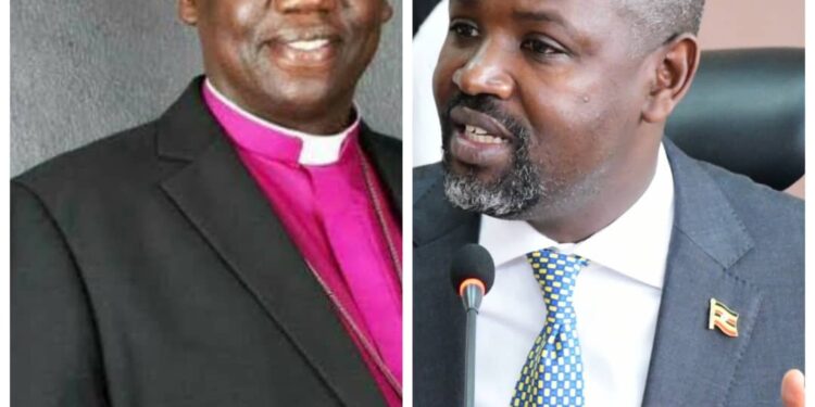 Rev Johnson Twinomujuni and Deputy Speaker Thomas Tayebwa