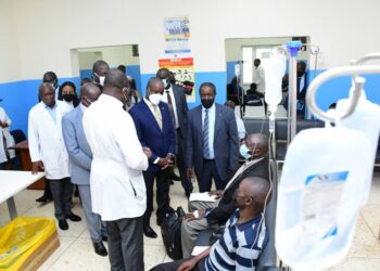 Deputy Speaker Thomas Tayebwa at Uganda Cancer Institute