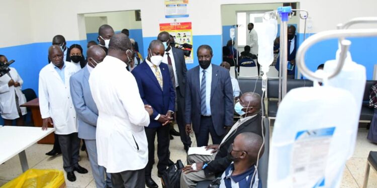 Deputy Speaker Thomas Tayebwa at Uganda Cancer Institute