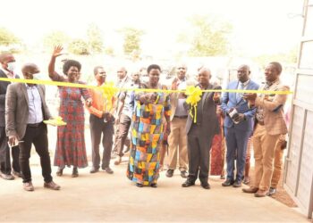 VP Alupo commissioning Farmers bulking centre