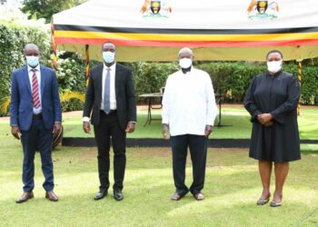 Museveni meets Kyabazinga at State House Entebbe