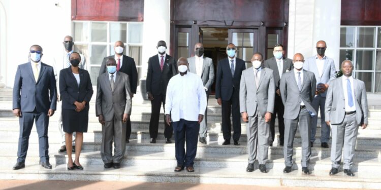President Yoweri Museveni meets UBA members