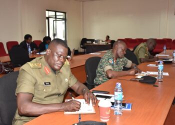 UPDF delegates in the meeting