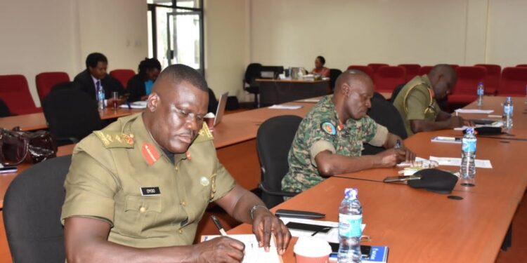 UPDF delegates in the meeting