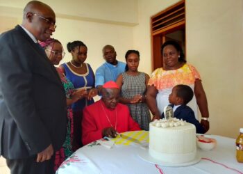 Brig Bakahumura and his family were among the few Christians invited to spend the special day with the Cardinal. Others present at the feast included Fr. Matia Yawe, Fr. Bonaventure Wasswa Ssebyanzi, Martha Nsubuga, a granddaughter of the Cardinal, among others.