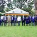 President Yoweri Museveni in a group photo with the Arab Investors