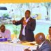 NRM SG Richard Todwong addressing Buganda and Busoga MPs