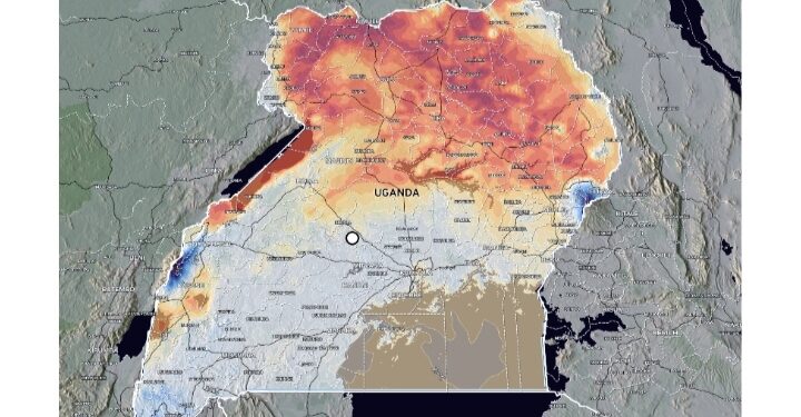 A new Uganda weather map generated by Atmo, showing ten times more detail than any previous African meteorology system.