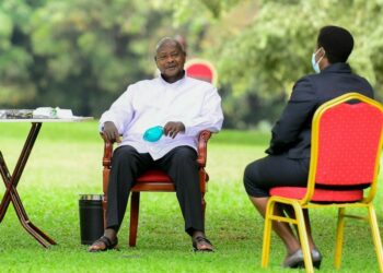 President Museveni with VP Jessica Alupo