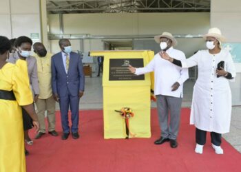 President Museveni & First Lady Janet at UPIK for the commissioning ceremony of the Institute's training facilities