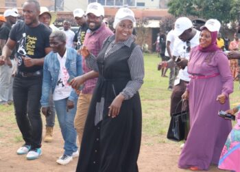 Hajjat Hadijja Namyalo head of ONC at a function in Kampala