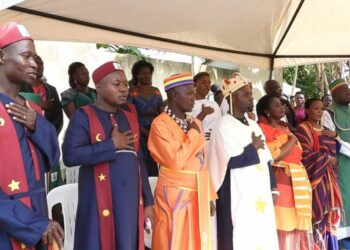 The High Priest and other priests at Walusi During the new years celebrations