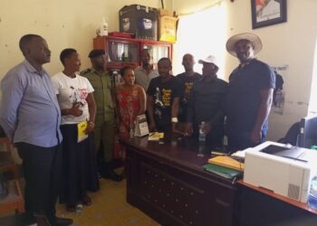 The ONC Greater Masaka team in RDC's office in Kyotera yesterday