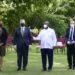 CITIBANK team led by CEO David Livingstone meeting Museveni at State House , Entebbe