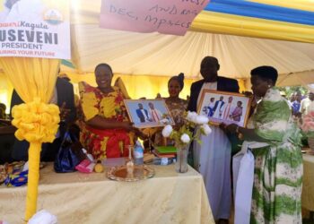 Minister Babalanda at the NRM Liberation Day Celebrations for Iganga District