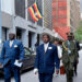 President Museveni with the Minister of State Foreign Affairs in charge of International Affairs, Okello Oryem