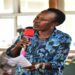 Hon. Naome Kabasharira (NRM, Rushenyi) speaks during a meeting between the Parliamentary Forum on Road Safety and Centre for Policy Analysis held at Parliament on Wednesday 15 February 2023