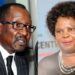 Mr. Richard Byarugaba and Minister Amongi