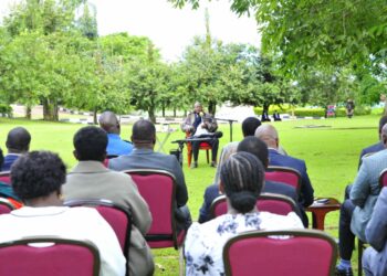 President Yoweri Museveni attending a meeting with NRM Regional Whips at the State House Entebbe on 20th March 2023. Photos by PPU/Tony Rujuta.