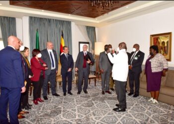 President Yoweri Museveni meeting Algerian investors