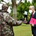 President Yoweri Museveni with UN Under-Secretary General Mr Atul