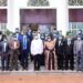 President Yoweri Museveni with Buganda clan heads